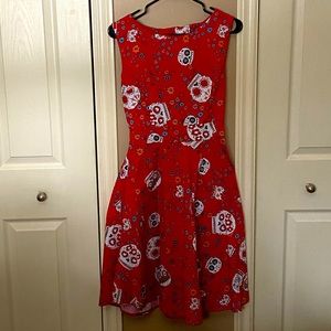 Sugar skull dress Size XL
